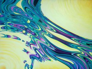 Evie Zimmer, Wind and Water, 2013, Oil on Canvas, 36" x 48"
