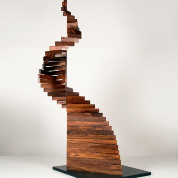 Robert Winkler, Babble On, Brazilian rosewood, tung oil, 46” x 22” x 24” Brazilian rosewood, tung oil, 46” x 22” x 24”