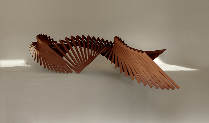 Robert Winkler, Going To (current work in progress), Cor-ten steel, 4’H x 6’ x 19’, Commission Available
