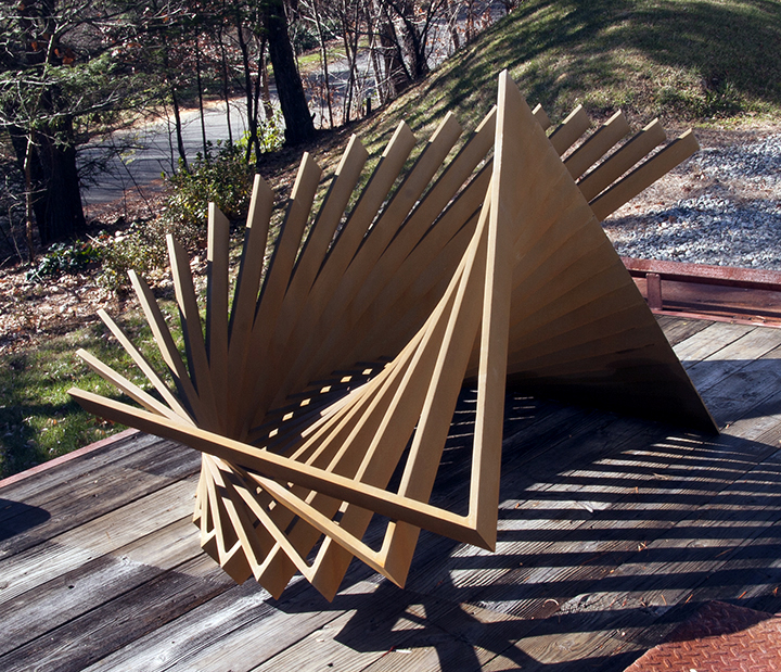 Robert Winkler, Coming Around Cor-ten steel (initial stages of weathering) S3.5’H x 9’ x 4.5’
